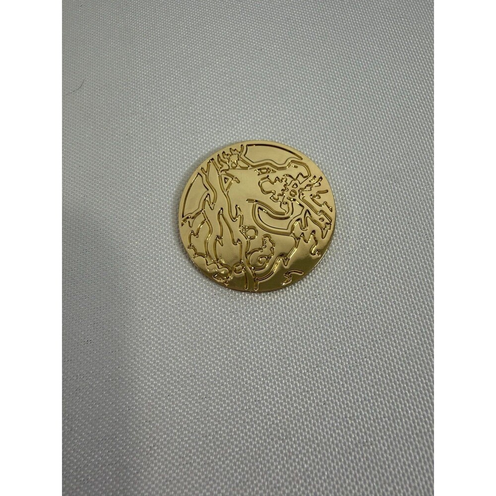 official Pokémon TCG Charizard VMAX Metal Coin